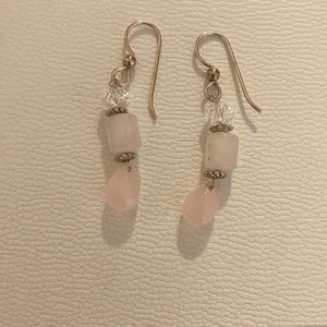 Beaded dangle earrings